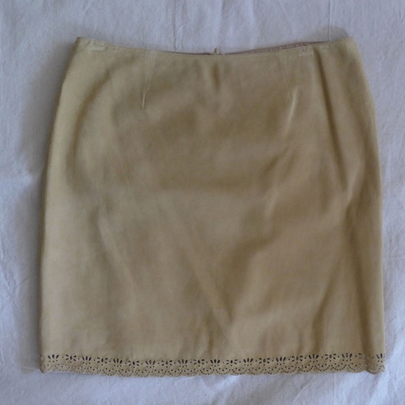 Vintage Real Clothes Women 12P (Fits like P4-6) Leather Shacket and Skirt Set - Picture 8 of 16